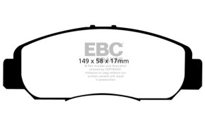 Acura CSX Brake Pads - Front - EBC - Yellowstuff - `06-`11