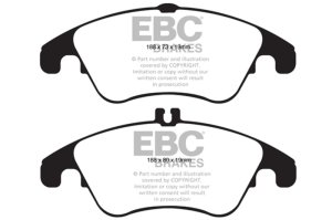 Mercedes-Benz C250 Brake Pads - Front - EBC - Yellowstuff - `12-`27
