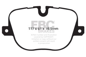 Land Rover Range Rover Brake Pads - Rear - EBC - Yellowstuff Street And Track - `10-`12