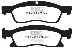 Dodge Durango Brake Pads - Front - EBC - Yellowstuff - `13-`27