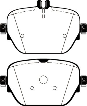 Mercedes-Benz CLS53 AMG Brake Pads - Rear - EBC - Yellowstuff - `19-`27