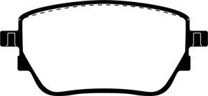 Mercedes-Benz A220 Brake Pads - Rear - EBC - Yellowstuff - `19-`27