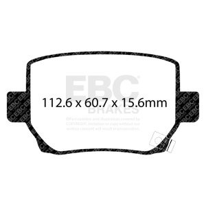 Tesla Model 3 Brake Pads - Rear - EBC - Yellowstuff - `18-`22 Tesla Model 3 Brake Pads - Rear - EBC - Yellowstuff - `18-`22