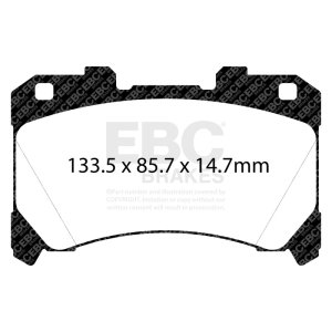 Toyota GR Corolla Brake Pads - Front - EBC - Yellowstuff - `23-`27