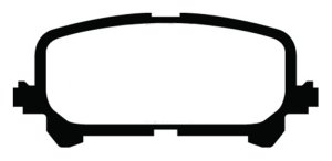 Acura MDX Brake Pads - Rear - EBC - Yellowstuff - `14-`27
