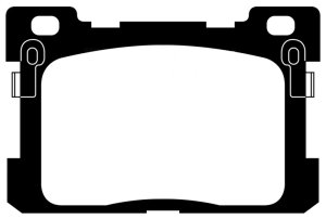 Genesis G90 Brake Pads - Rear - EBC - Yellowstuff - `17-`27