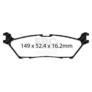 Ford F-150 Brake Pads - Rear - EBC - Yellowstuff - `21-`27
