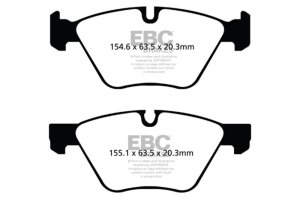 BMW 3 Series Brake Pads - Front - EBC - Bluestuff NDX - `06-`07 BMW 3 Series Brake Pads - Front - EBC - Bluestuff NDX - `06-`07