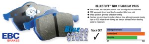 Jeep J8 Brake Pads - Rear - EBC - Bluestuff NDX - `07-`11 Jeep J8 Brake Pads - Rear - EBC - Bluestuff NDX - `07-`11