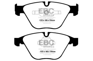 BMW 335i Brake Pads - Front - EBC - Bluestuff NDX - `06-`12 BMW 335i Brake Pads - Front - EBC - Bluestuff NDX - `06-`12