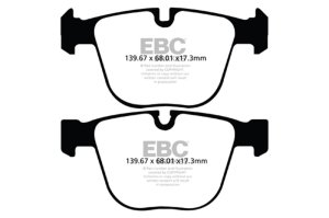 BMW Alpina B7 Brake Pads - Rear - EBC - Bluestuff - `11-`27