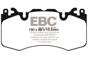 Land Rover Defender Brake Pads - Front - EBC - Bluestuff NDX Full Race - `20-`27