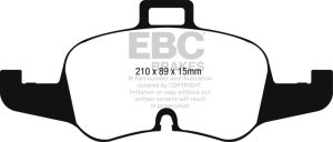 Audi TTS Quattro Brake Pads - Front - EBC - Bluestuff NDX - `16-`27