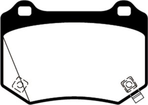 Subaru WRX STI Brake Pads - Racing - Rear - EBC - Bluestuff NDX - `18-`27