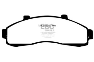 Ford Explorer Brake Pads - Front - EBC - Greenstuff - `95-`01