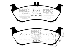 Mercedes-Benz M-Class Brake Pads - Rear - EBC - Greenstuff - `99-`02