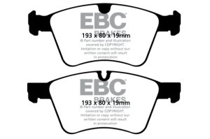 Mercedes-Benz GL320 Brake Pads - Front - EBC - Greenstuff 6000 Series - `08-`10