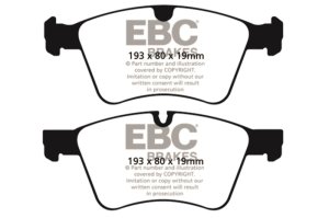 Mercedes-Benz GL320 Brake Pads - Front - EBC - Greenstuff 6000 Series - `08-`10