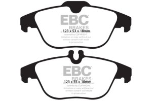Mercedes-Benz GLK250 Brake Pads - Rear - EBC - Greenstuff - `13-`16