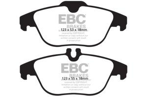 Mercedes-Benz GLK250 Brake Pads - Rear - EBC - Greenstuff - `13-`16