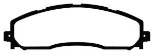 Ford F250 Brake Pads - Rear - EBC - Greenstuff - `13-`27