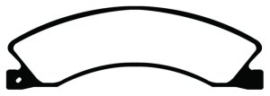 Nissan NV 1500 Brake Pads - Rear - EBC - Greenstuff - `12-`27