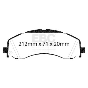Dodge Ram 1500 Brake Pads - Front - EBC - Extra Duty - `19-`27