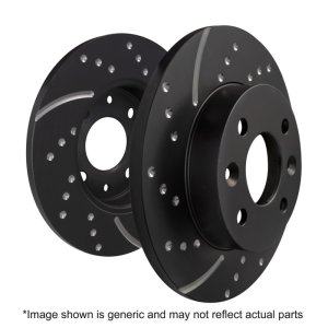 Mercedes-Benz B200 Brake Rotors (2) - Rear - EBC - 3GD Series Sport Slotted - `12-`13