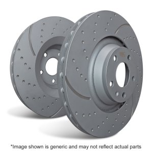 Scion FR-S Brake Rotor (2) - Front - EBC - 3GD Series Sport Slotted Rotors - `12-`27