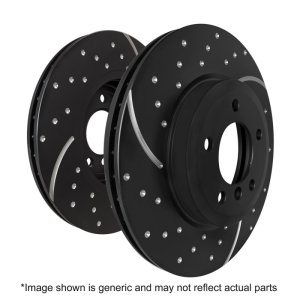 Mercedes-Benz G55 AMG Brake Rotors (2) - Rear - EBC - 3GD Series Sport Slotted - `07-`11
