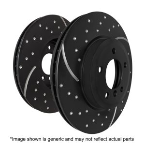 Subaru Ascent Brake Rotor (2) - Front - EBC - 3GD Series Sport Slotted Rotor Set - `18-`27