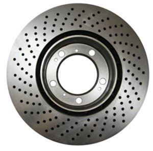 Subaru WRX STi Brake Rotor (2) - Front - EBC - RK Premium Drilled - `18-`21 Subaru WRX STi Brake Rotor (2) - Front - EBC - RK Premium Drilled - `18-`21