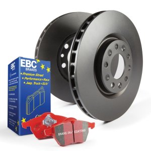 Acura MDX Brake Kit - Rear - EBC - Redstuff Pads + RK Rotors - `17-`27 Acura MDX Brake Kit - Rear - EBC - Redstuff Pads + RK Rotors - `17-`27