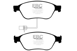 Volkswagen Phaeton Brake Pads - Front - EBC - Ultimax2 - Black - `03-`06