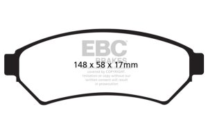 Buick Allure Brake Pads - Front - EBC - Ultimax2 - Black - `05-`09 Buick Allure Brake Pads - Front - EBC - Ultimax2 - Black - `05-`09