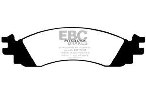 Ford Explorer Brake Pads - Front - EBC - Ultimax2 - Black - `06-`10 Ford Explorer Brake Pads - Front - EBC - Ultimax2 - Black - `06-`10
