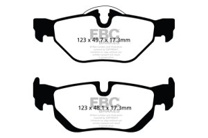 BMW X1 Brake Pads - Rear - EBC - Ultimax2 - Black - `13-`27 BMW X1 Brake Pads - Rear - EBC - Ultimax2 - Black - `13-`27