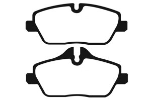 BMW i3 Brake Pads - Front - EBC - Ultimax2 - Black - `14-`27