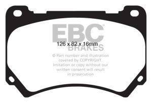 Hyundai Equus Brake Pads - Front - EBC - Ultimax2 - `11-`27