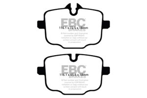 BMW 5 Series Brake Pads - Rear - EBC - Ultimax2 - `17-`27