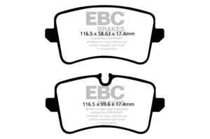Audi A6 Brake Pads - Rear - EBC - Ultimax2 - 2011 Audi A6 Brake Pads - Rear - EBC - Ultimax2 - 2011