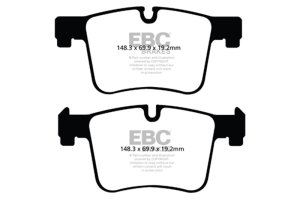 BMW X3 Brake Pads - Front - EBC - Ultimax2 - `11-`27