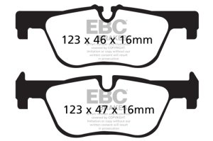 BMW 2 Series Brake Pads - Rear - EBC - Ultimax2 - `14-`27