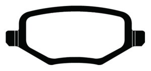 Chrysler Town & Country Brake Pads - Rear - EBC - Ultimax2 - `12-`27