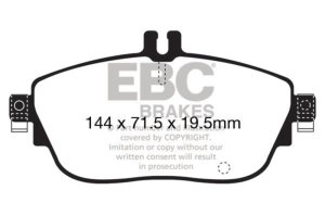 Mercedes-Benz CLA250 Brake Pads - Front - EBC - Ultimax2 - `13-`27