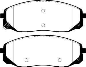 Kia Sedona Brake Pads - Front - EBC - Ultimax2 - `15-`27