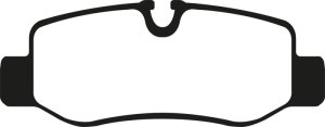 Mercedes-Benz Metris Brake Pads - Rear - EBC - Ultimax OEM Replacement - `16-`27