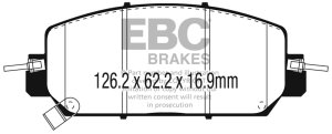 Honda CR-V Brake Pads - Front - EBC - Ultimax2 - `17-`27