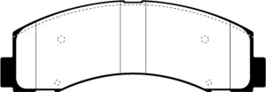 Ford F-150 Brake Pads - Front - EBC - Ultimax - `18-`27