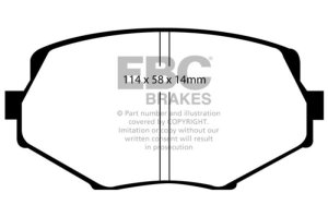 Mazda Miata MX5 Brake Pads - Front - EBC - Ultimax2 - `94-`01